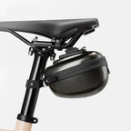 Rockbros standžias kevale balto diržo sellino krepšys 0,4l - violetinis -- Bicycle Bags