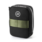 Rockbros mini sellino krepšys su CO2 baliono laikikliu - juoda/žalia -- Bicycle Bags