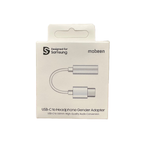Samsung GP-TGU023AE DAC USB-C į 3,5 mm mini jack adapteris – baltas -- Audio Adapters