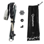 Qunature Šiaurės žygių trekinginė lazda Aliuminis 110 - 130 cm 1 vnt. - Ruda -- Cycling Accessories