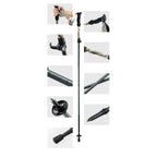 Qunature Šiaurės žygių trekinginė lazda Aliuminis 110 - 130 cm 1 vnt. - Ruda -- Cycling Accessories