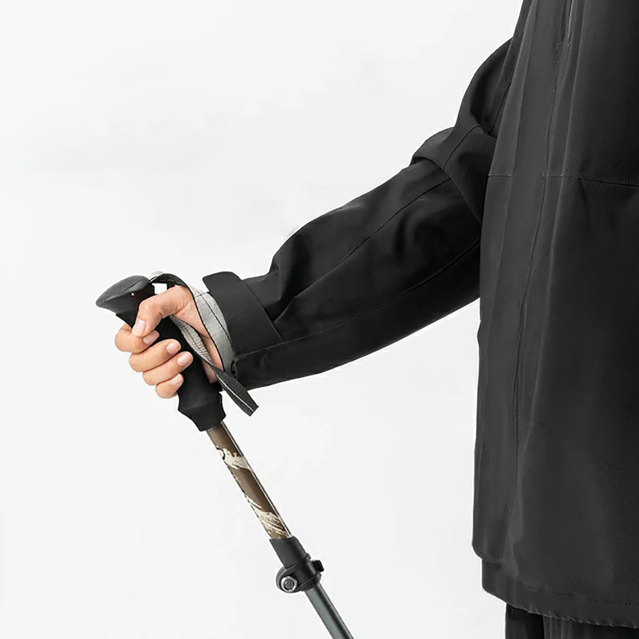 Qunature Šiaurės žygių trekinginė lazda Aliuminis 110 - 130 cm 1 vnt. - Ruda -- Cycling Accessories