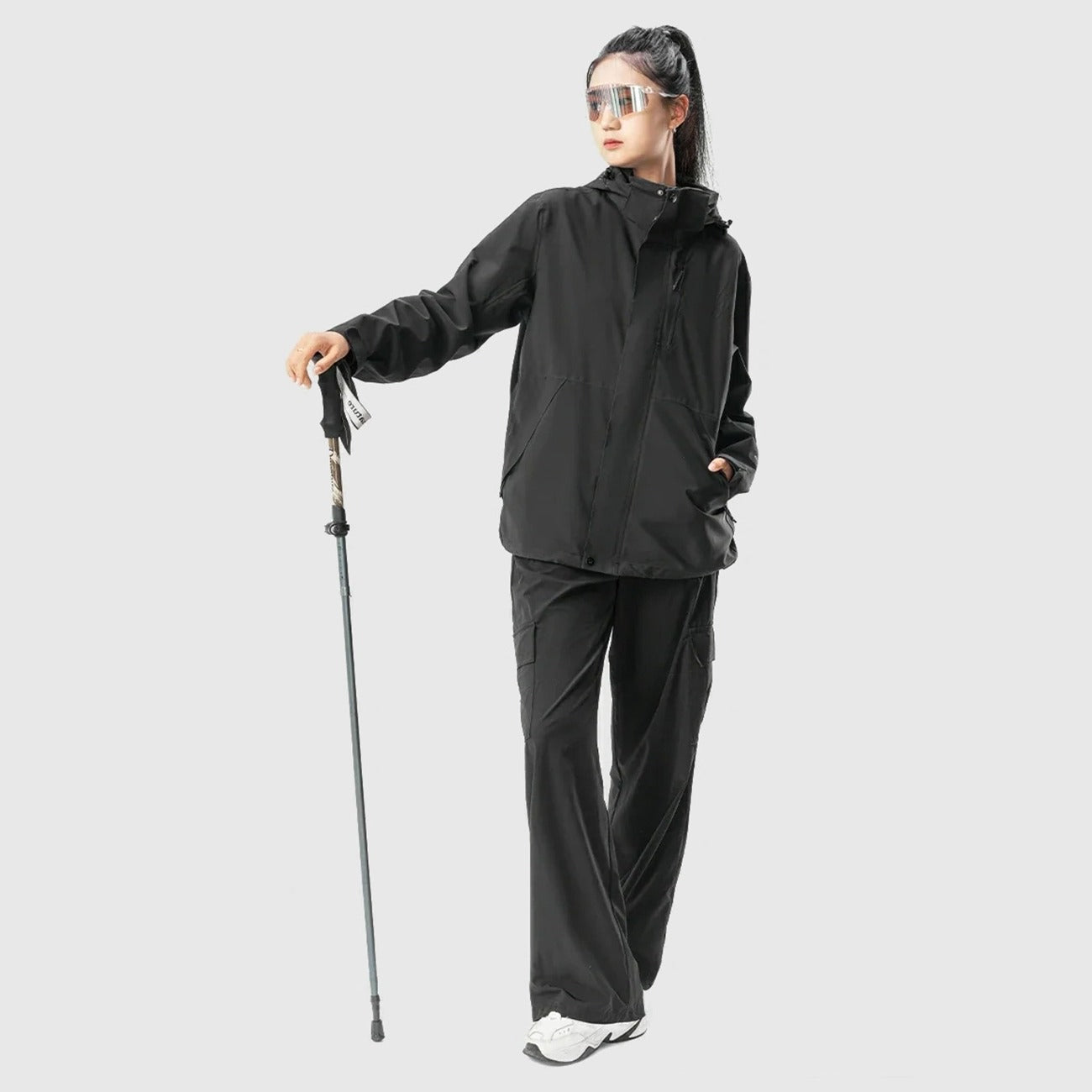Qunature Šiaurės žygių trekinginė lazda Aliuminis 110 - 130 cm 1 vnt. - Ruda -- Cycling Accessories