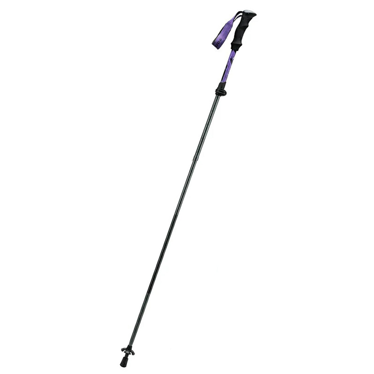 Qunature Šiaurės žygių trekinginė lazda Aliuminis 110 - 130 cm 1 vnt. - Violetinė -- Cycling Accessories