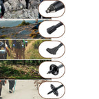 Qunature Šiaurės žygių trekinginė lazda Aliuminis 110 - 130 cm 1 vnt. - Violetinė -- Cycling Accessories
