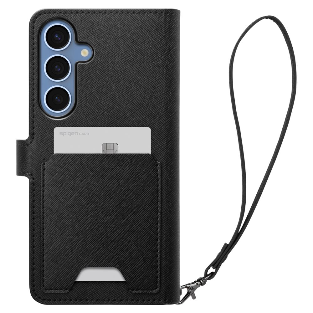 Spigen Wallet S dėklas Samsung Galaxy S25+ – juodas