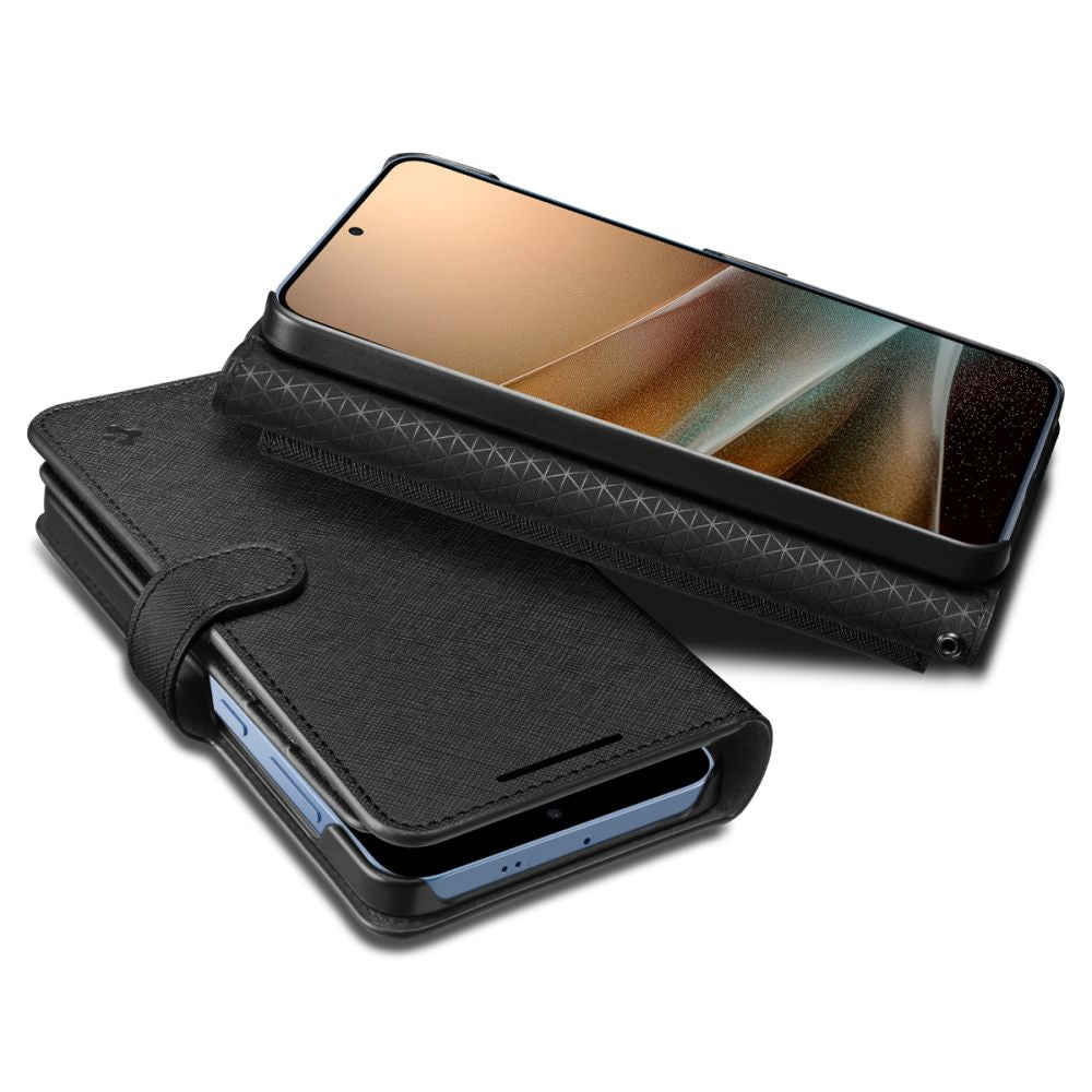 Spigen Wallet S dėklas Samsung Galaxy S25+ – juodas