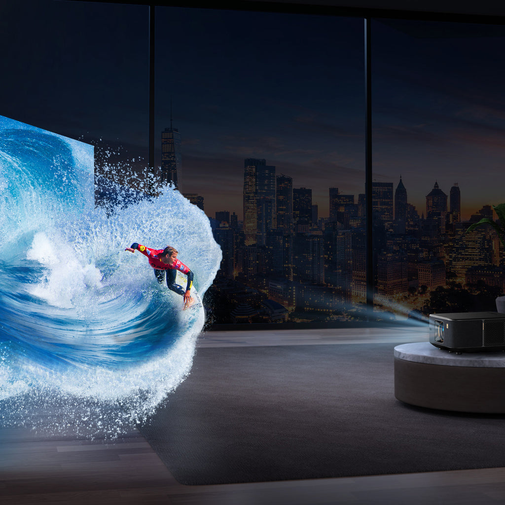 Yaber K3 LCD FullHD 1080p multimedijos projektorius su JBL 15W garsiakalbiais - Juodas -- Uncategorized