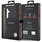 AMG MagSafe dėklas Samsung Galaxy S25 – juodai raudonas