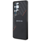 AMG MagSafe dėklas Galaxy S25 Ultra – juod./raud.