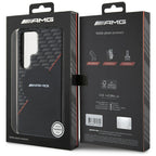 AMG MagSafe dėklas Galaxy S25 Ultra – juod./raud.