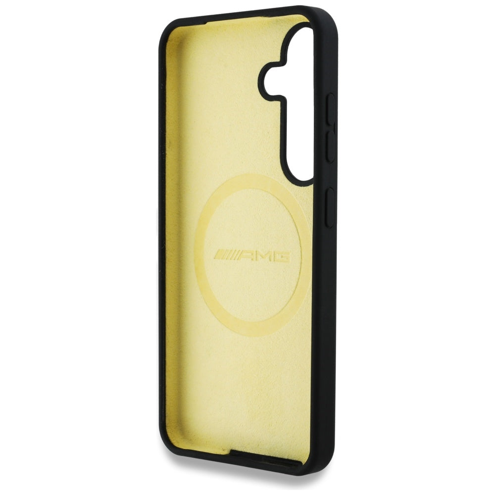 AMG MagSafe dėklas Samsung Galaxy S25 – juodas