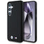 BMW Leather Carbon MagSafe dėklas Samsung Galaxy S25 – juodas