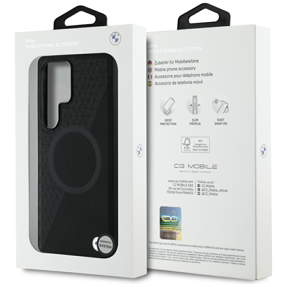 BMW odinis MagSafe dėklas Samsung Galaxy S25 Ultra – juodas