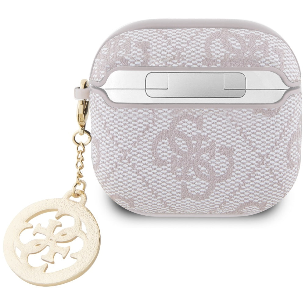 Guess 4G Strass Charm dėklas AirPods 4 - Rožinė -- AirPods 4