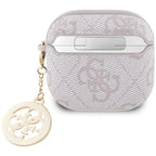 Guess 4G Strass Charm dėklas AirPods 4 - Rožinė -- AirPods 4