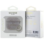 Guess 4G Strass Charm dėklas AirPods 4 - Rožinė -- AirPods 4