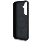Guess MagSafe dėklas Samsung Galaxy S25 – rožinis