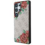 Guess MagSafe dėklas Samsung Galaxy S25 Ultra – rožinis