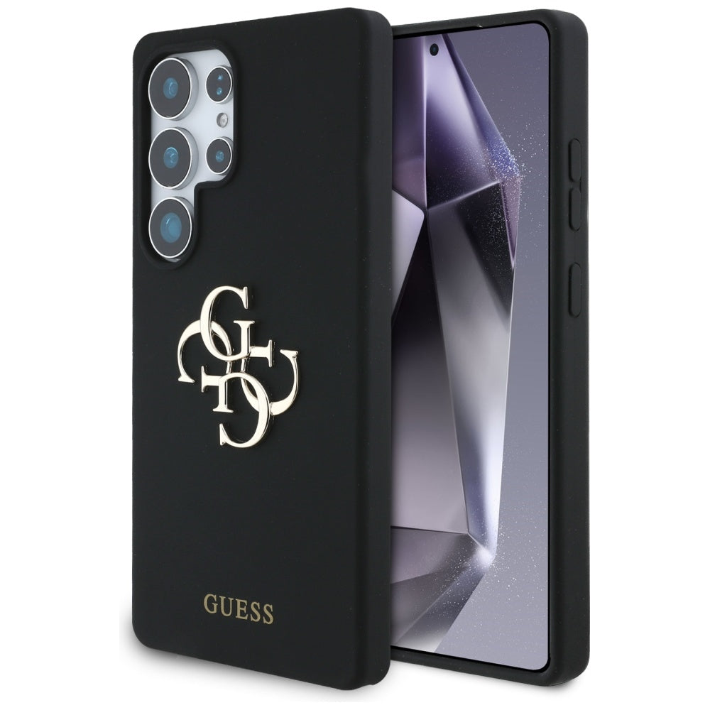 Guess silikoninis dėklas Samsung Galaxy S25 Ultra – juodas