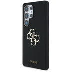 Guess silikoninis dėklas Samsung Galaxy S25 Ultra – juodas