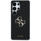 Guess silikoninis dėklas Samsung Galaxy S25 Ultra – juodas