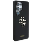 Guess silikoninis dėklas Samsung Galaxy S25 Ultra – juodas