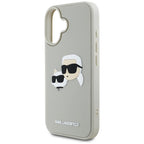Karl Lagerfeld dėklas iPhone 16 – smėlio
