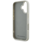 Karl Lagerfeld dėklas iPhone 16 – smėlio
