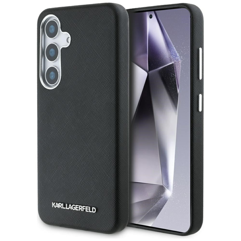 Karl Lagerfeld MagSafe dėklas Samsung Galaxy S25+ – juodas