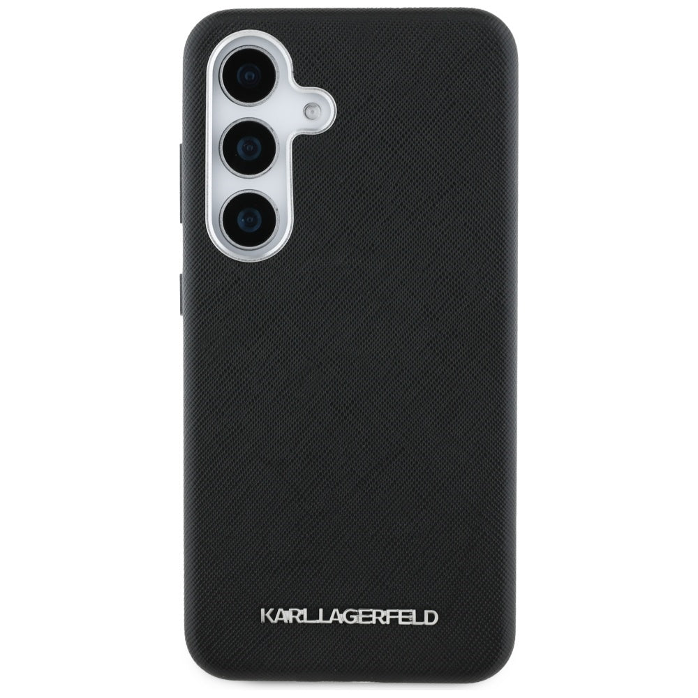 Karl Lagerfeld MagSafe dėklas Samsung Galaxy S25+ – juodas