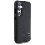 Mercedes odinis dėklas Samsung Galaxy S25 – juodas