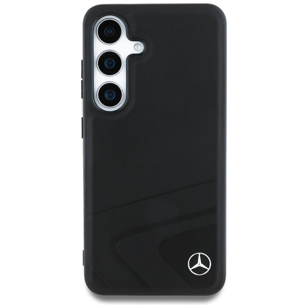 Mercedes odinis MagSafe dėklas Galaxy S25 – juodas -- Samsung Galaxy S25