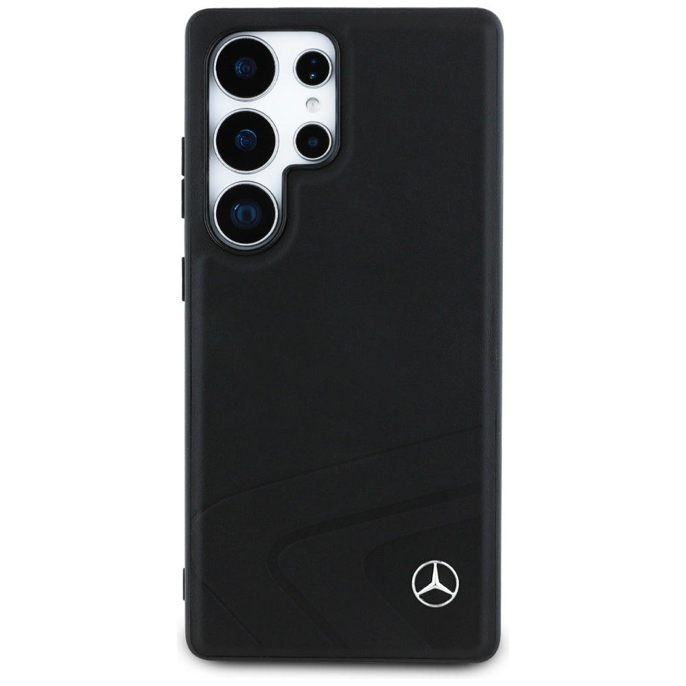 Mercedes odinis MagSafe dėklas Galaxy S25 Ultra – juodas