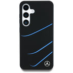 Mercedes MagSafe dėklas Samsung Galaxy S25 – juodas