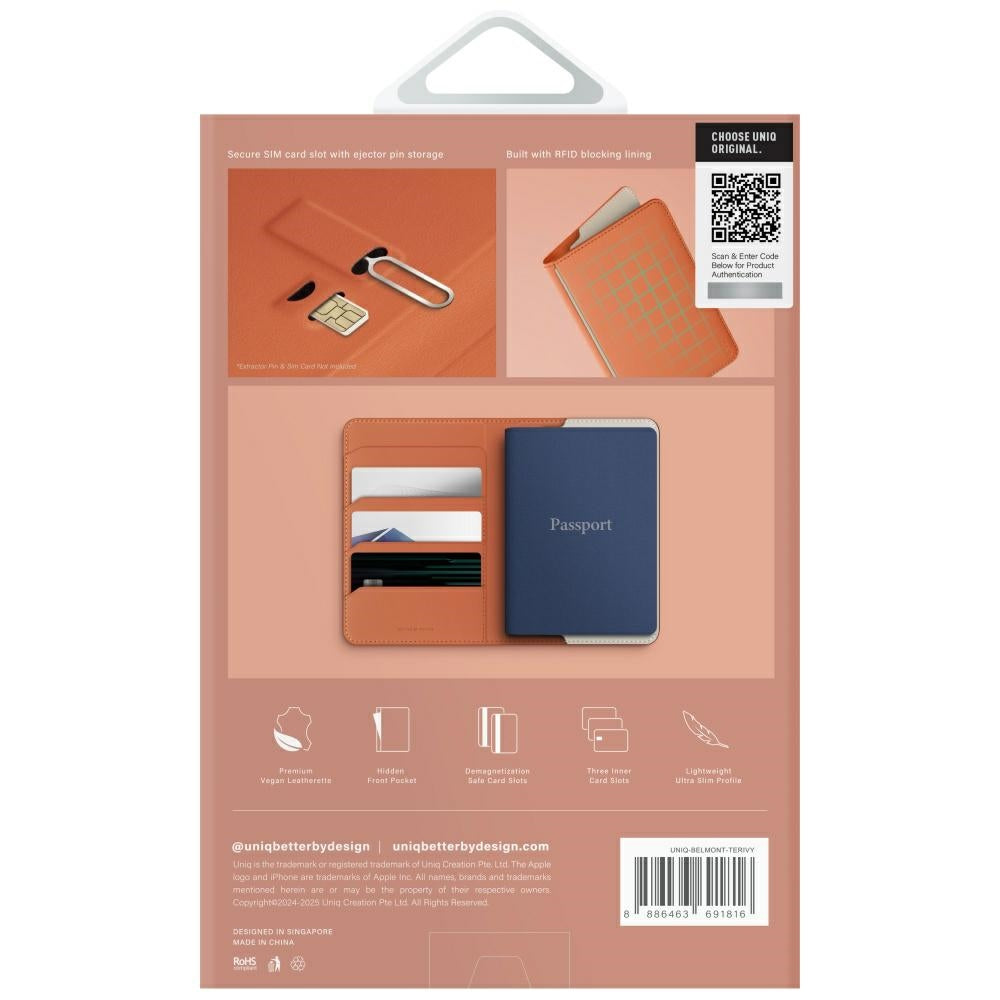 Uniq Belmont RFID paso dėklas – dramblio kaulo -- Cell phone cases and covers