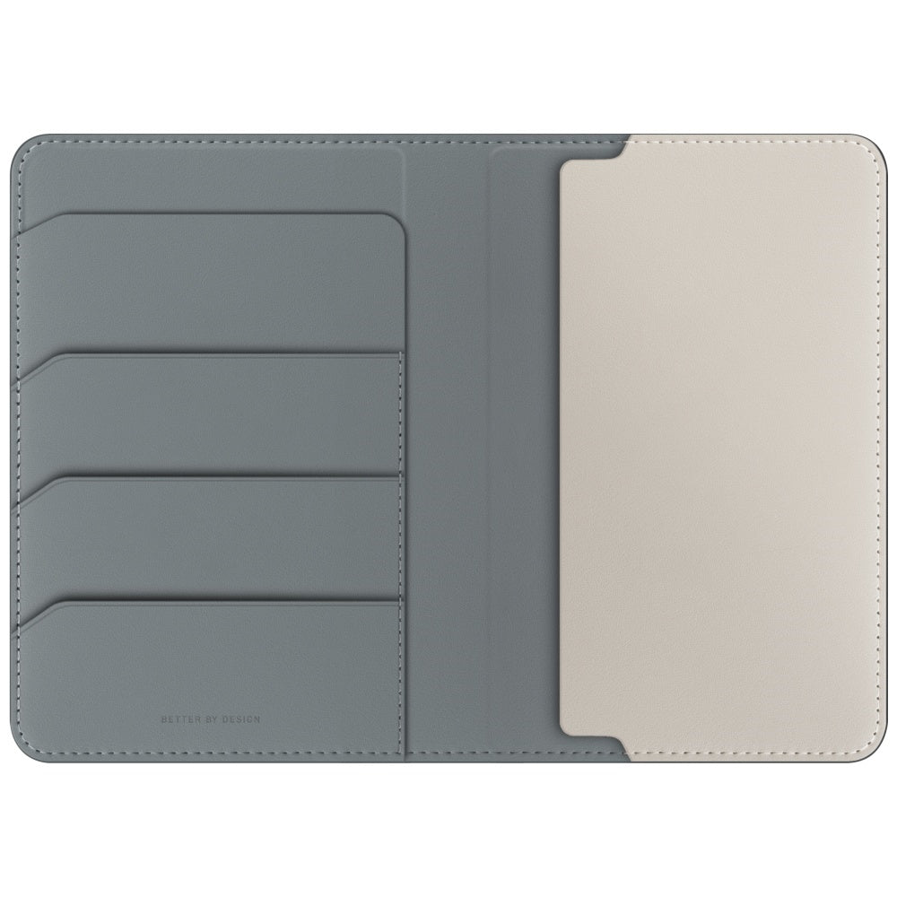 Uniq Belmont RFID pasų dėklas – žalia/dramblio kaulo -- Cell phone cases and covers
