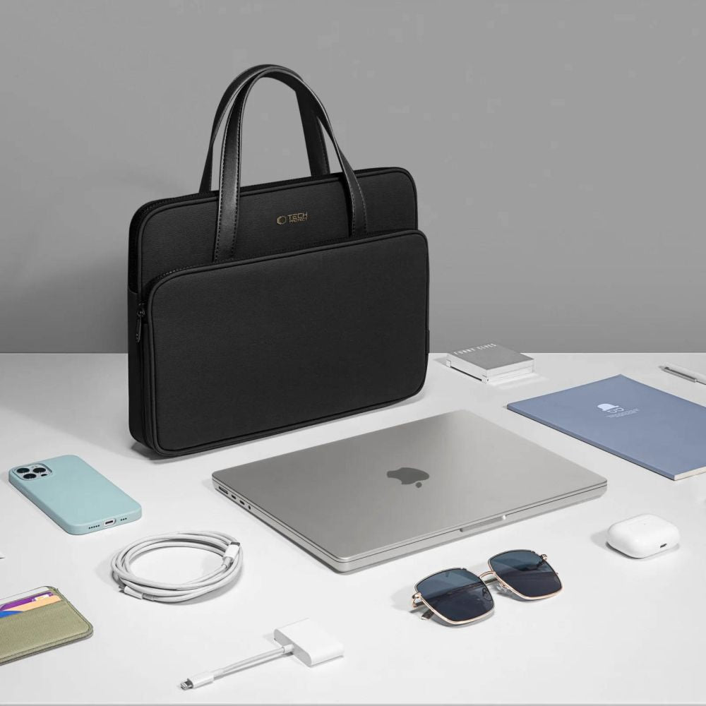 Tech-Protect nešiojamojo kompiuterio krepšys 13-14" - juodas -- Laptop Bags