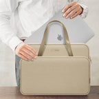 Tech-Protect nešiojamojo kompiuterio krepšys 15-16" - smėlio spalvos -- Laptop Bags