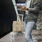 Tech-Protect nešiojamojo kompiuterio krepšys 15-16" - smėlio spalvos -- Laptop Bags