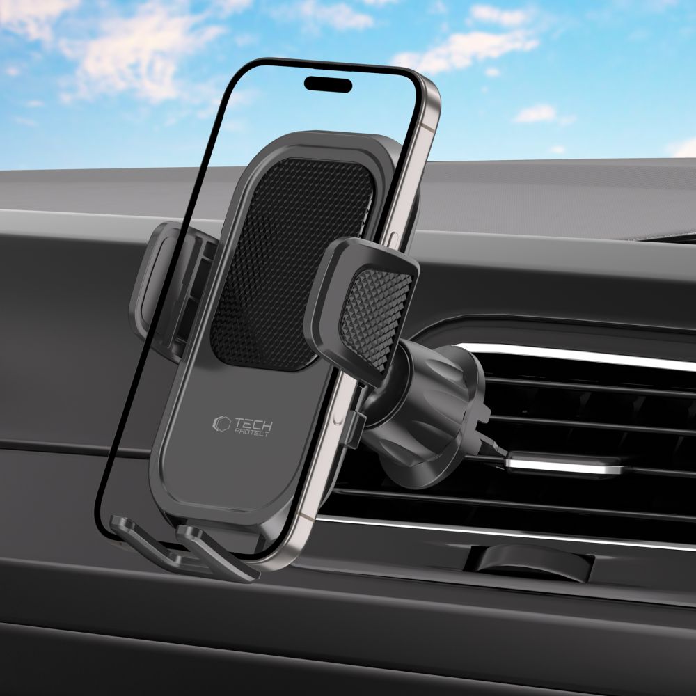 Tech-Protect V8 automobilinis laikiklis CD lizdui arba oro ventiliacijos angai - juodas -- Cell phone holders