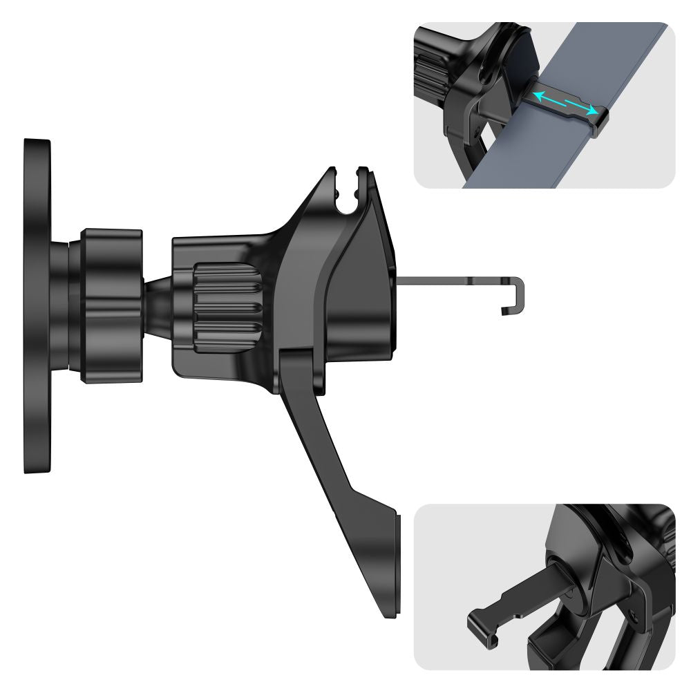 Tech-Protect N56 magnetinis MagSafe automobilinis laikiklis oro ventiliacijos angai - juodas