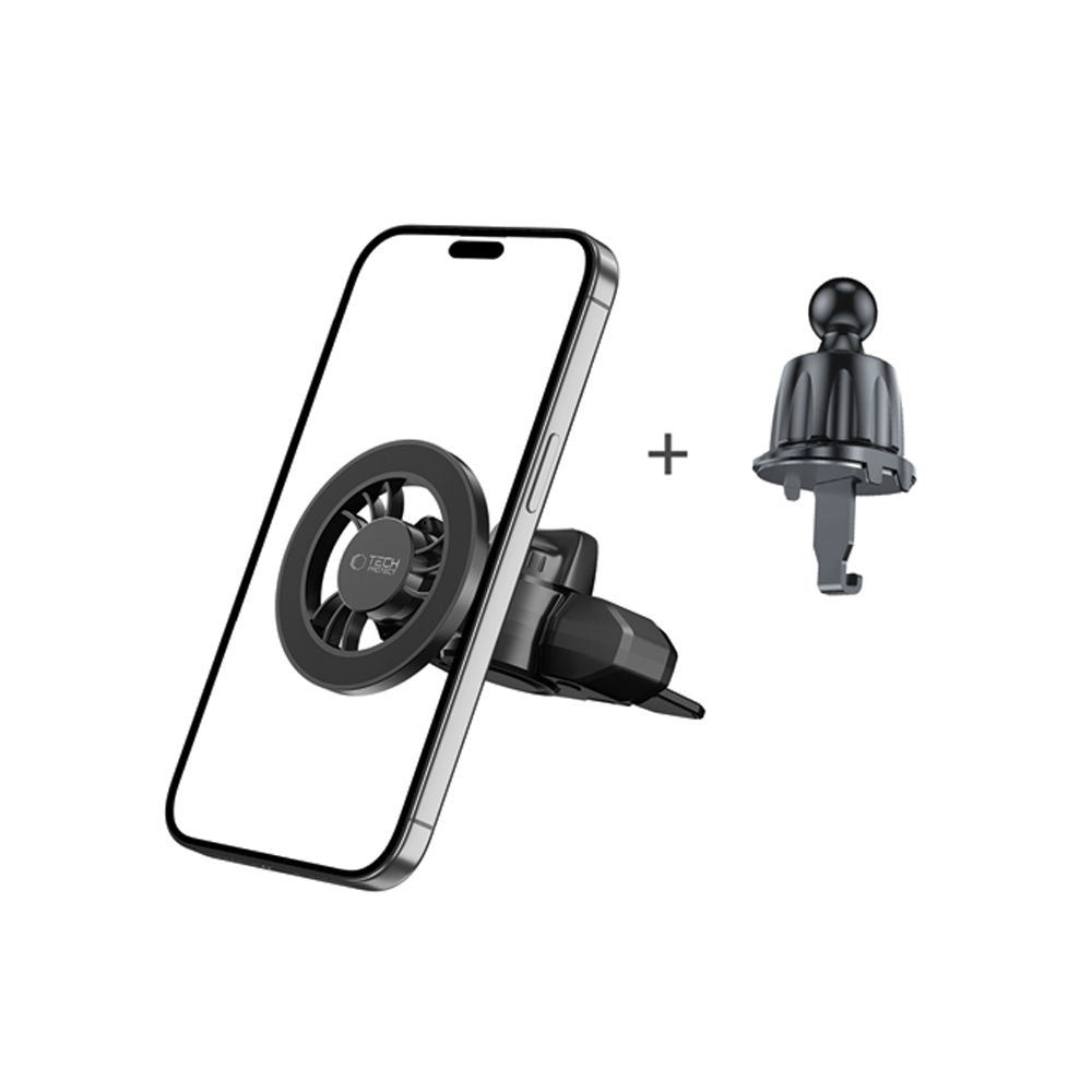 Tech-Protect N56 magnetinis MafSafe automobilinis laikiklis CD lizdui - juodas -- Cell phone holders