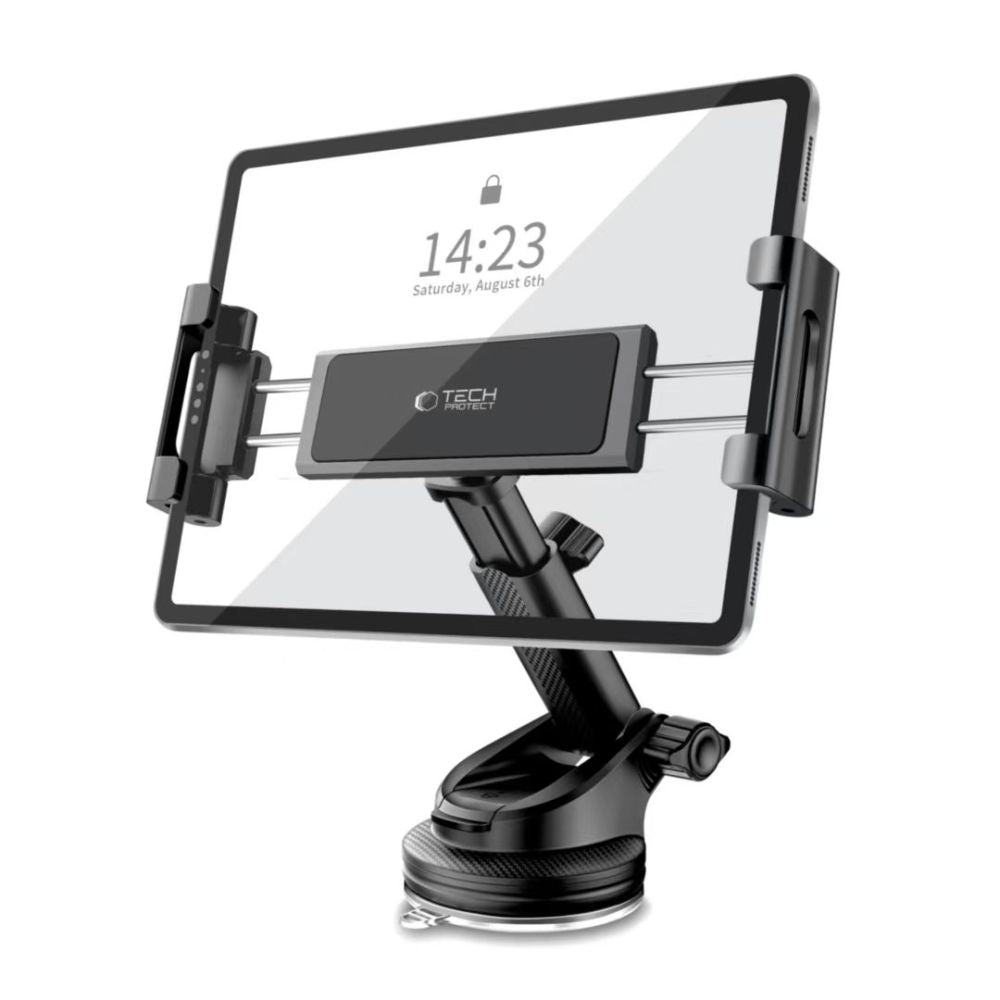Tech-Protect V4 automobilinis planšetės laikiklis kokpitui - juodas -- Cell phone holders