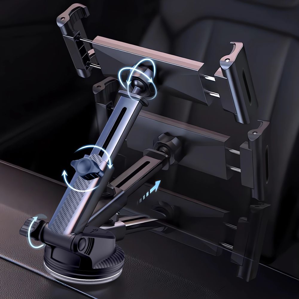 Tech-Protect V4 automobilinis planšetės laikiklis kokpitui - juodas -- Cell phone holders