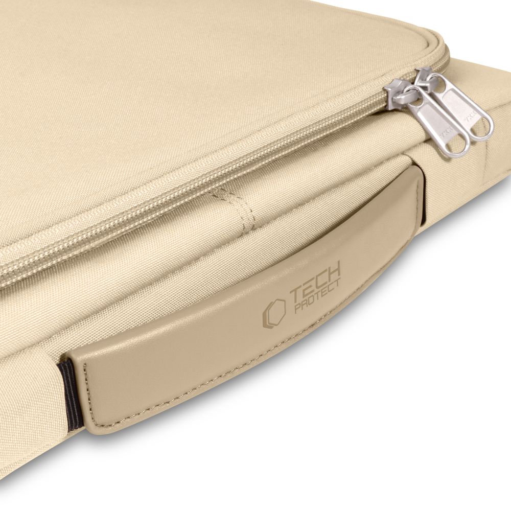 Tech-Protect Basic Bag 13-14" nešiojamajam kompiuteriui - smėlio spalvos -- Laptop Bags