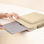 Tech-Protect Basic Bag 13-14" nešiojamajam kompiuteriui - smėlio spalvos -- Laptop Bags