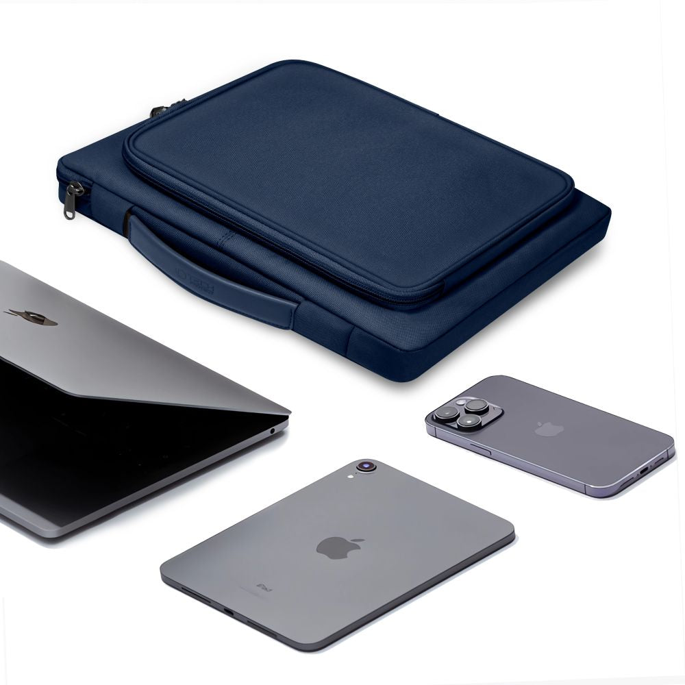 Tech-Protect Basic Bag 13-14" nešiojamajam kompiuteriui - mėlyna -- Laptop Bags