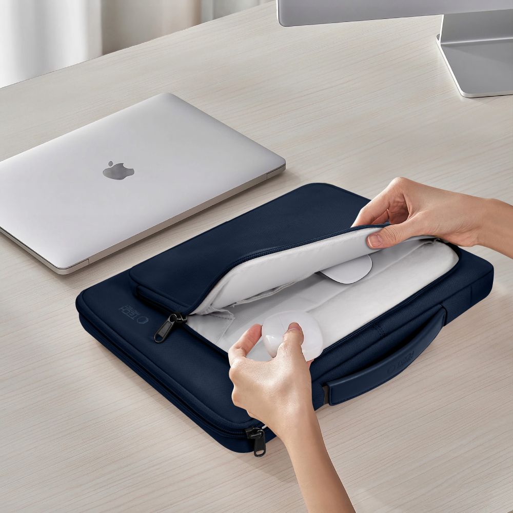 Tech-Protect Basic Bag 13-14" nešiojamajam kompiuteriui - mėlyna -- Laptop Bags