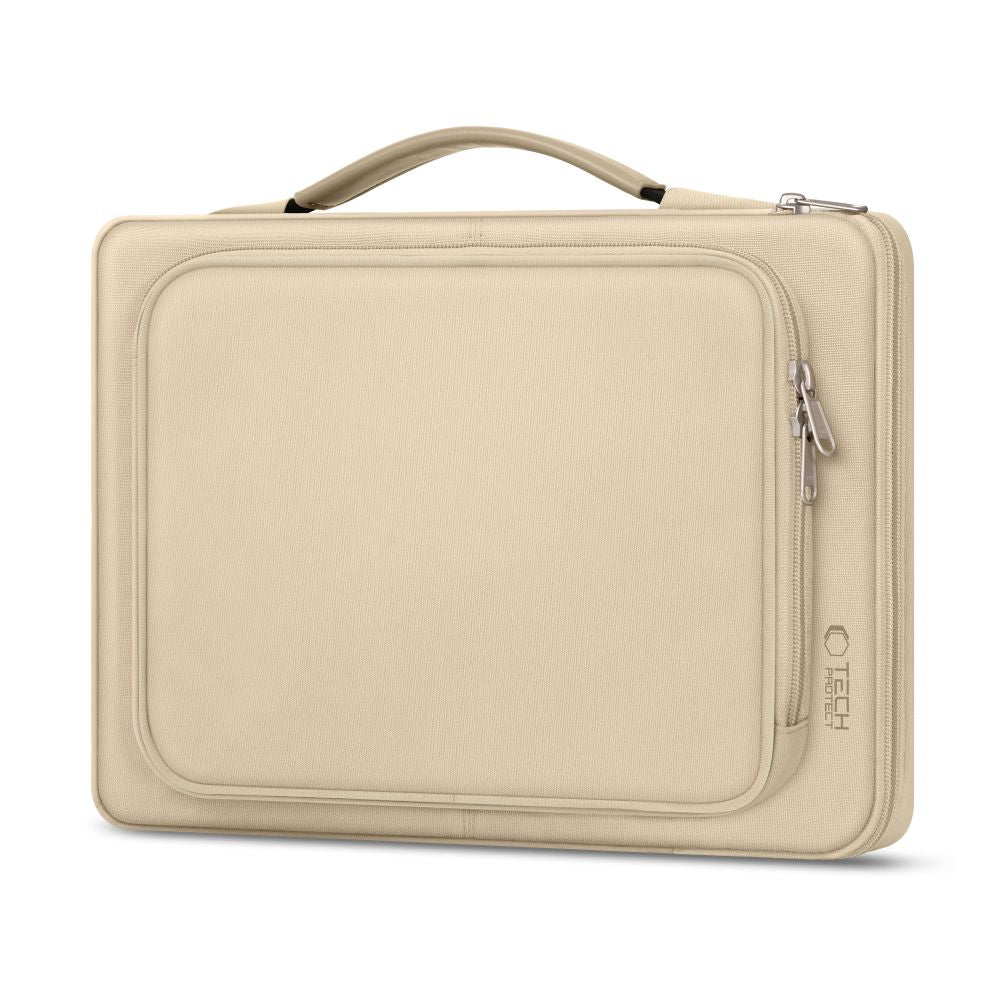 Tech-Protect Basic Bag 15-16" nešiojamajam kompiuteriui - smėlio spalvos -- Laptop Bags